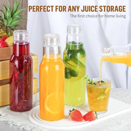25 Oz Glass Bottles with Lids (2 Count)