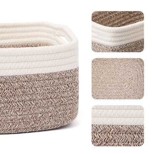 Small Storage Baskets for Organizing (3 Count)