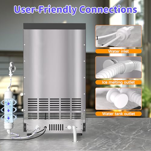Nugget Ice Maker Machine 80LB