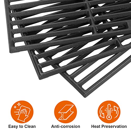 18" Cast Iron Grill Grates for Charbroil Performance 5 Burner