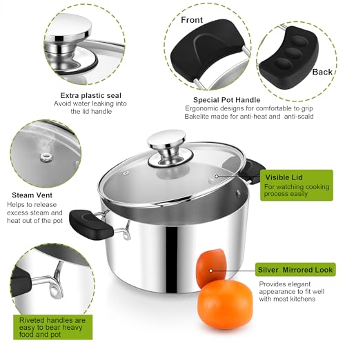 5 Qt Pot with Lid