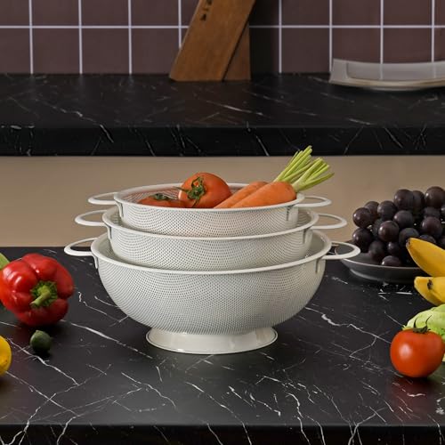 Stainless Steel Colander 3 Piece