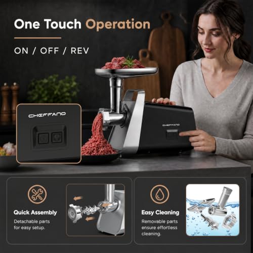 Meat Grinder 2800W Max Meat Grinder Electric (10 Count)