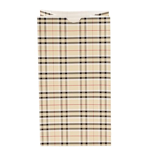 Paper Plaid Bag (100 Count)