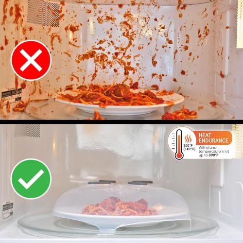 Magnetic Microwave Splatter Cover for Food