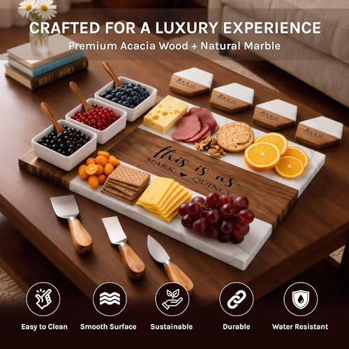 Personalized Charcuterie Board Set
