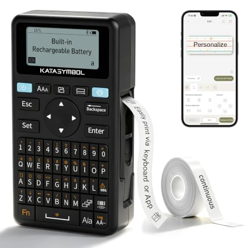 E11 Keyboard & Bluetooth Label Maker Machine
