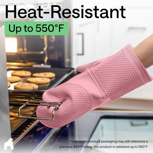 Silicone Oven Mitts (2 Count)