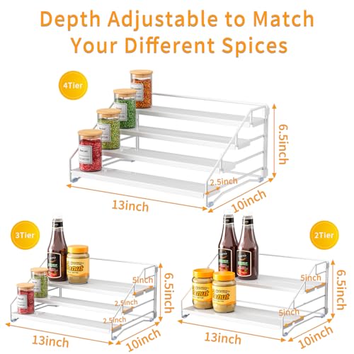 Spice Rack Organizer for Cabinet