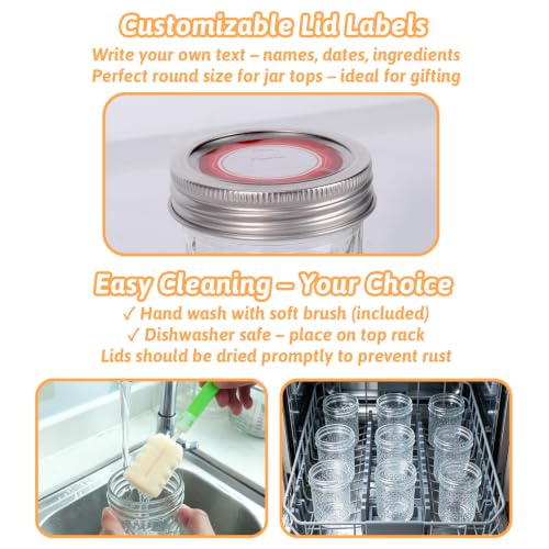 6 oz Glass Mason Jars (6 Count)