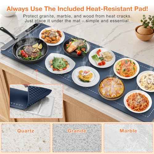 Extra Long Warming Mat for Food