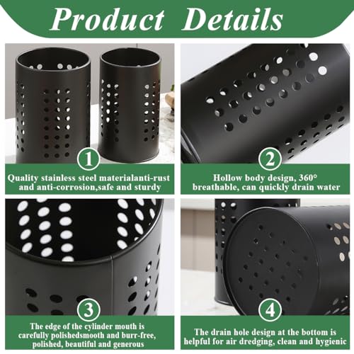 Kitchen Utensils Holder for Countertop Pack of 2 (2 Count)