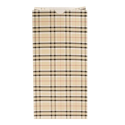 Paper Plaid Bag (100 Count)