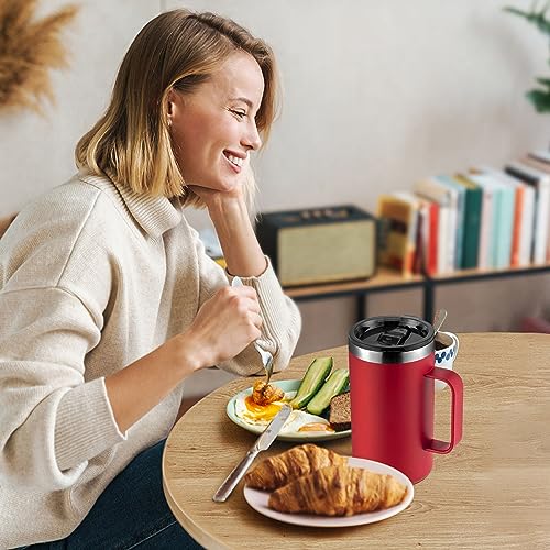 2 Pack 20 oz Insulated Coffee Mugs (2 Count)
