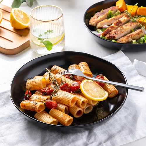 9.75'' Large Ceramic Pasta Bowls (6 Count)