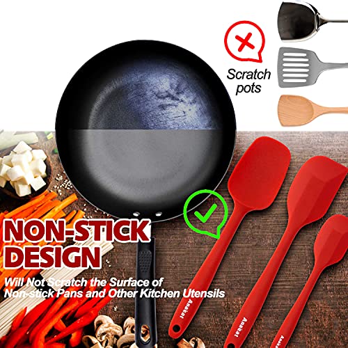 4 Piece Silicone Spatula Set (4 Count)