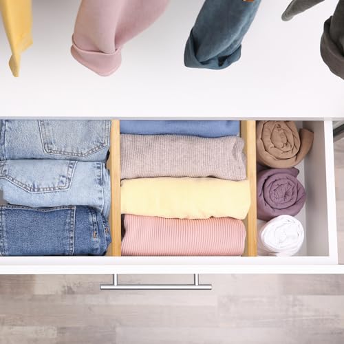 Dresser Drawer Organizers 6 Pack (6 Count)