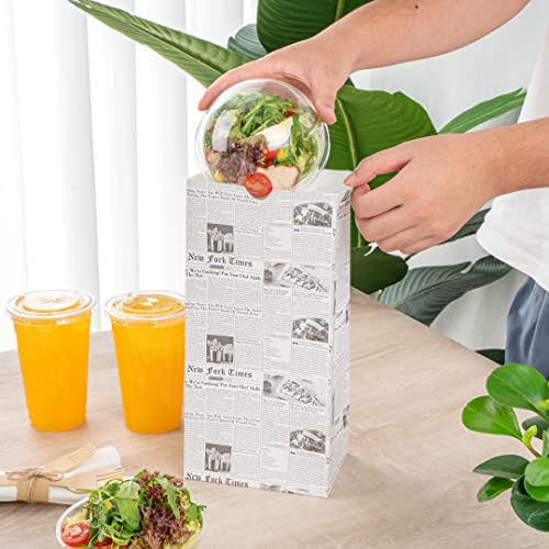 Bag Tek 8 Lb Disposable Lunch Bags (100 Count)