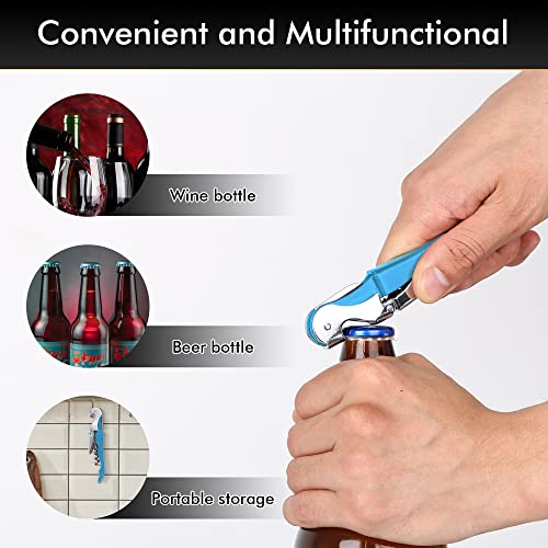 Professional Waiter Corkscrew Wine Openers Set (2 Count)