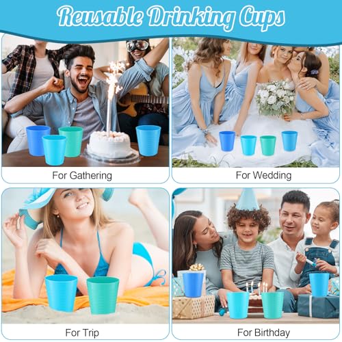 36 Pcs Kids Plastic Cups 8 oz Drinking Toddler Cups (36 Count)