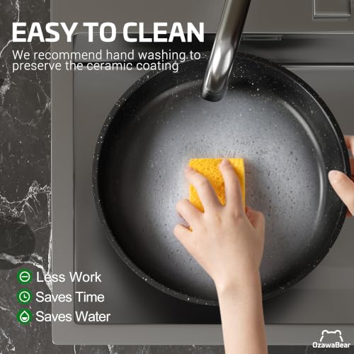 18 Pcs Pots and Pans Set Non Stick