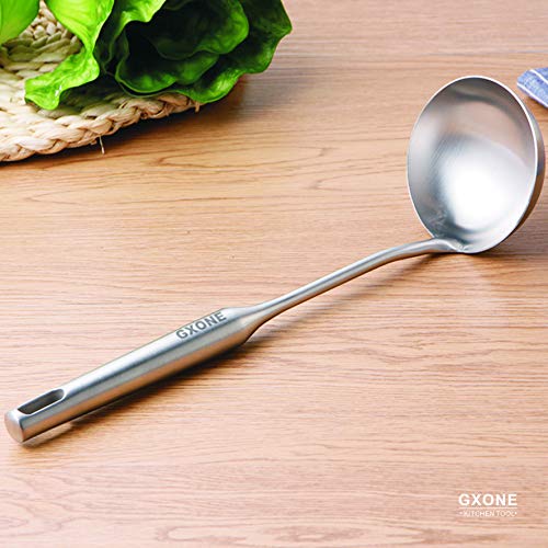 Soup Ladle 304 Stainless Steel Cooking Ladle with Long Handle