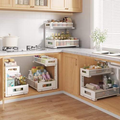 2 Pack Under Sink Storage Organizer (2 Count)