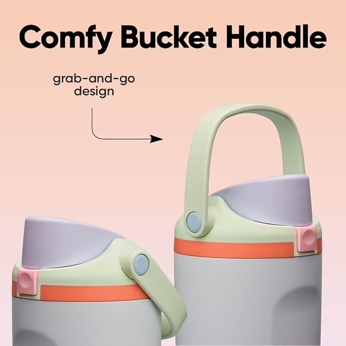 Owala FreeSip Sway Insulated Stainless Steel Water Bottle with Two-Way Spout, Built-In Straw and Bucket Handle, Made for Travel, School, and Sports, 30oz, BPA Free, Leak Proof, Beach House