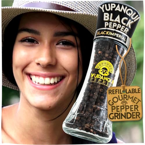Black Pepper Grinder Manual 3.5oz Gourmet Black Peppercorn Grinder (3.5 Ounce)