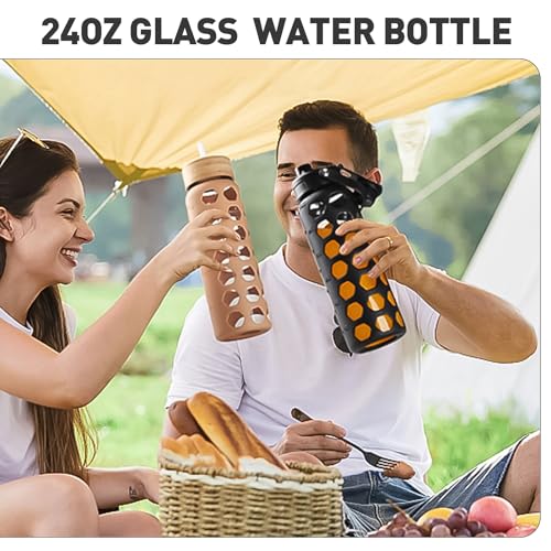 Glass Water Bottle