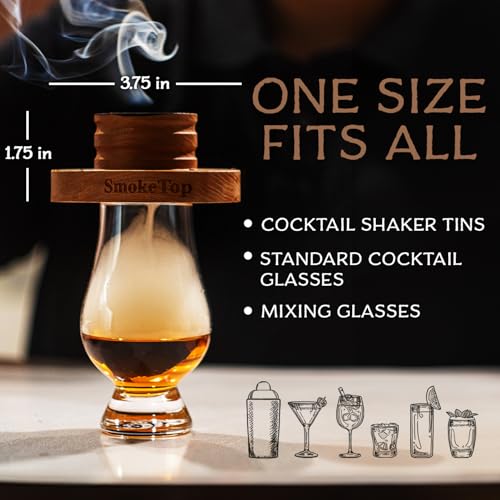 SmokeTop® 5 Pack Cocktail Smoker Kit for Food & Drinks