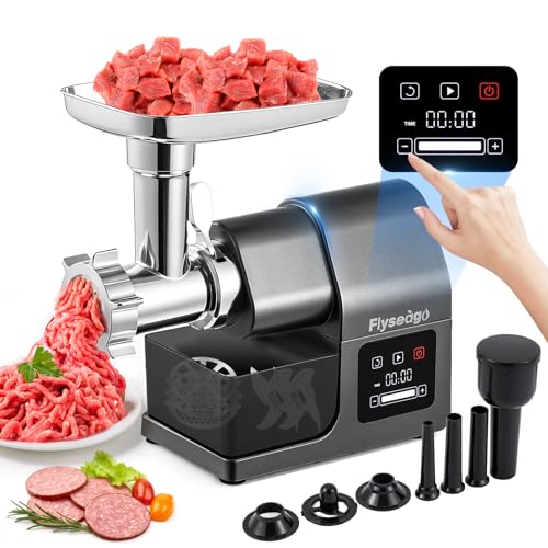 Meat Grinder Electric 3200w Digital Touch Control Multifunction