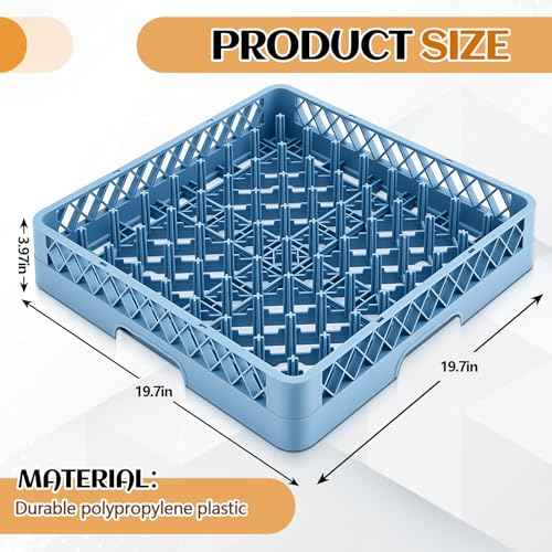 1 Pack Commercial Dishwasher Tray Rack