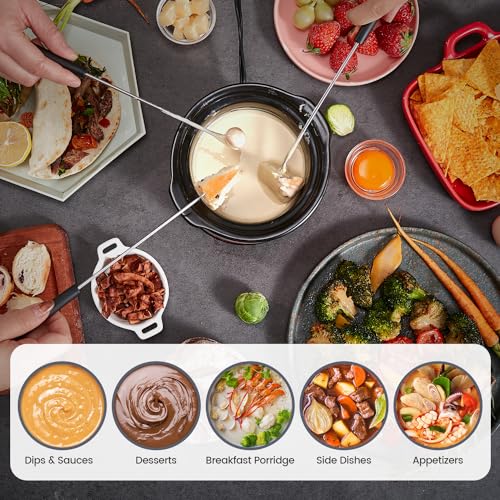 0.65 Qt Mini Slow Cooker with Free Liners Included