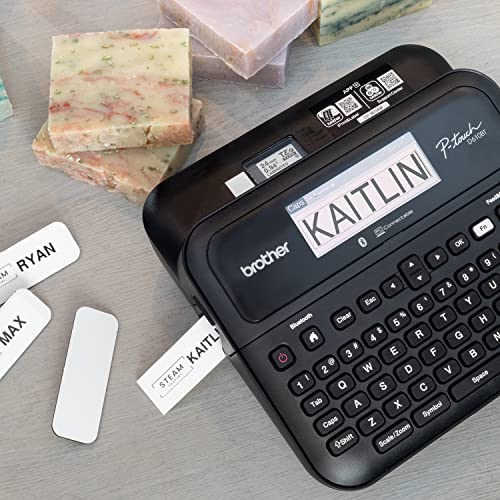 P-touch PT- D610BT Business Professional Connected Label Maker | Connect and Create via Bluetooth® on TZe Label Tapes up to ~1 inch (Renewed Premium)