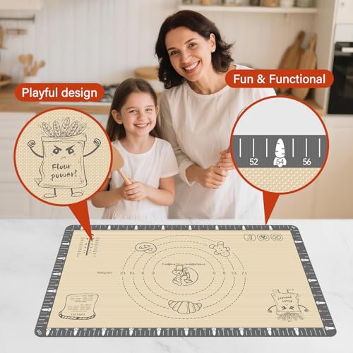 Extra Thick Silicone Mat for Baking Macaron