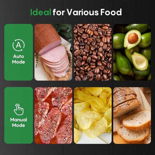 Food Vacuum Sealer with Automatic Bag Detection & Built