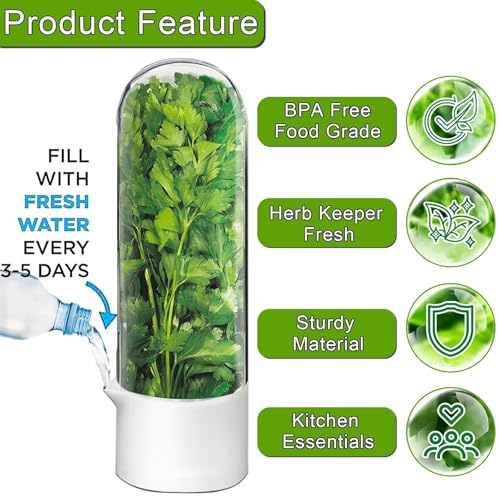 Herb Saver for Refrigerator (2 Count)