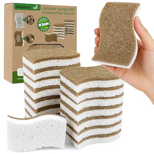 18 Pack Natural Kitchen Sponges (18 Count)