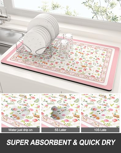 Dish Drying Mat for Kitchen Counter