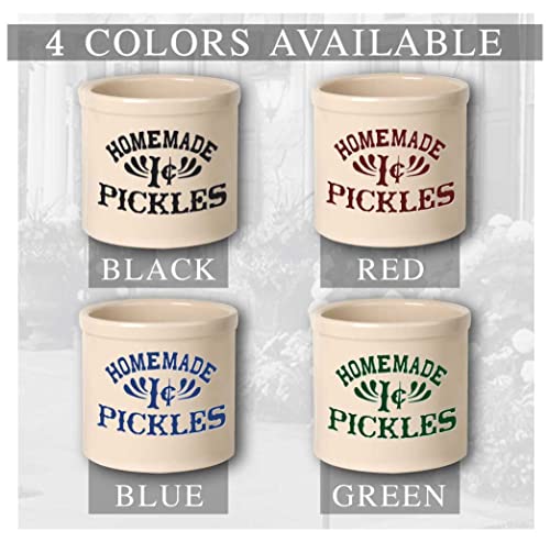 Pickles Jar as seen on the show Friends in Monica's kitchen 2 Gallon Crock Pot Utensil holder. 2 Gallon. 4 Colors Available