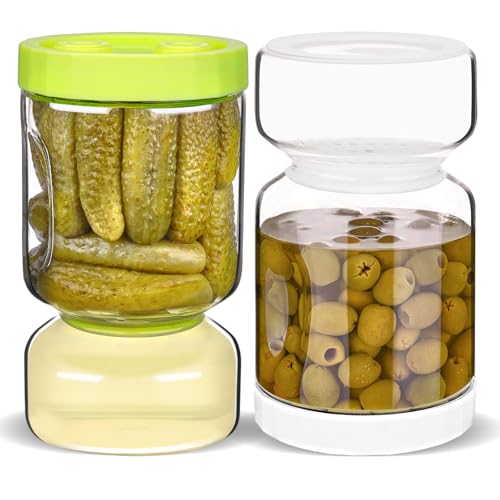 Pickle Jar with Strainer Flip (2 Count)