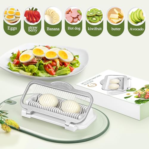 Larger Egg Slicer for Hard Boiled Eggs Banana Slicer