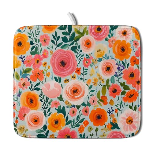 Spiral Flower Dish Drying Pad