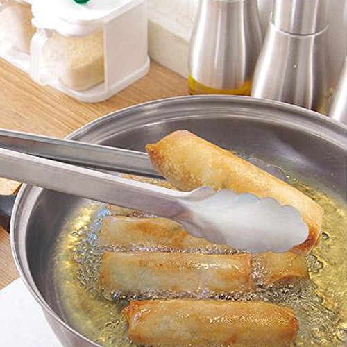 304 Stainless Steel Kitchen Cooking Tongs