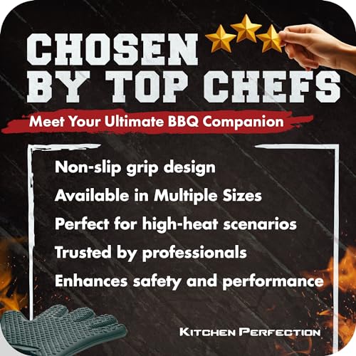 XL Silicone Smoker BBQ Gloves (2 Count)