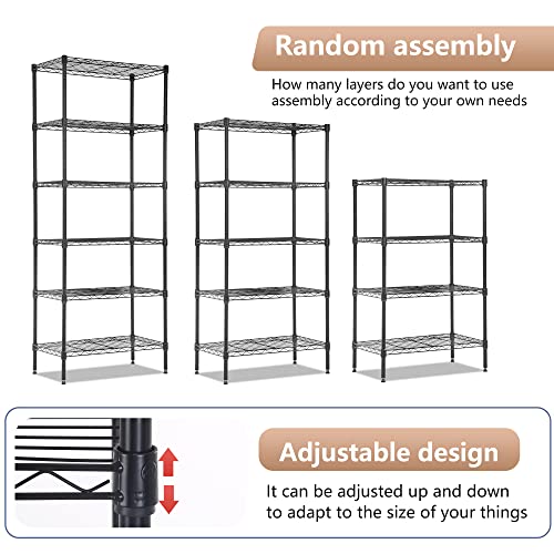 6 Tier Wire Shelf