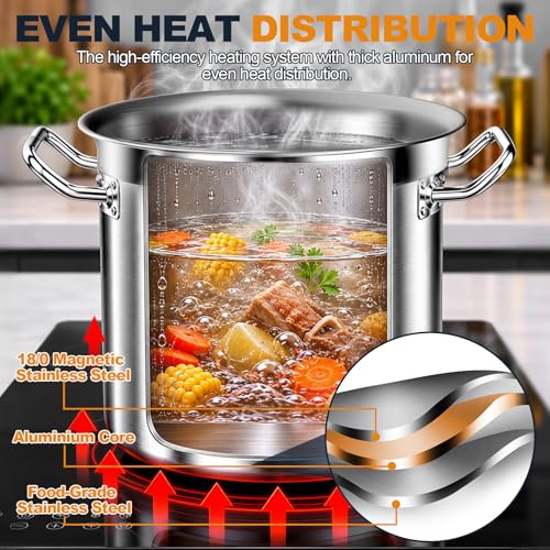 Stainless Steel Stock Pot with Lid