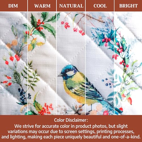 100% Cotton Oven Mitt & Pot Holder Set