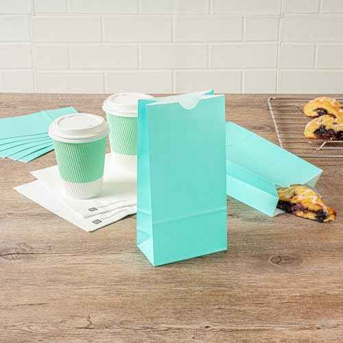 Turquoise Paper Bag (100 Count)